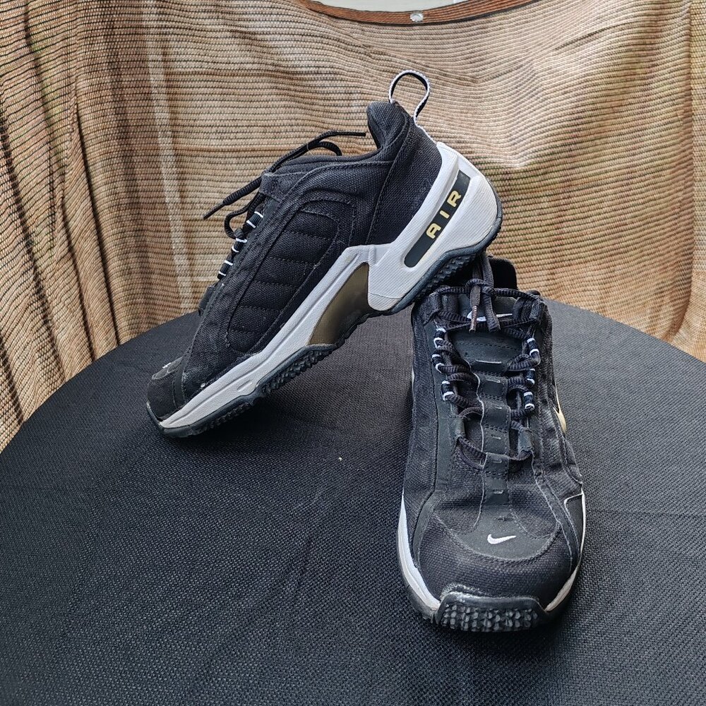 Nike Air Vintage Black & Gold Sneakers – Size 10
